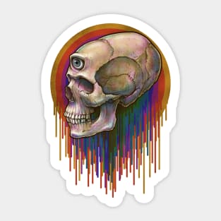 Thrid Eye Skull Sticker